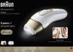 Braun IPL Silk expert Pro 5 Hårborttagning Hemma 2 huvuden PL5210