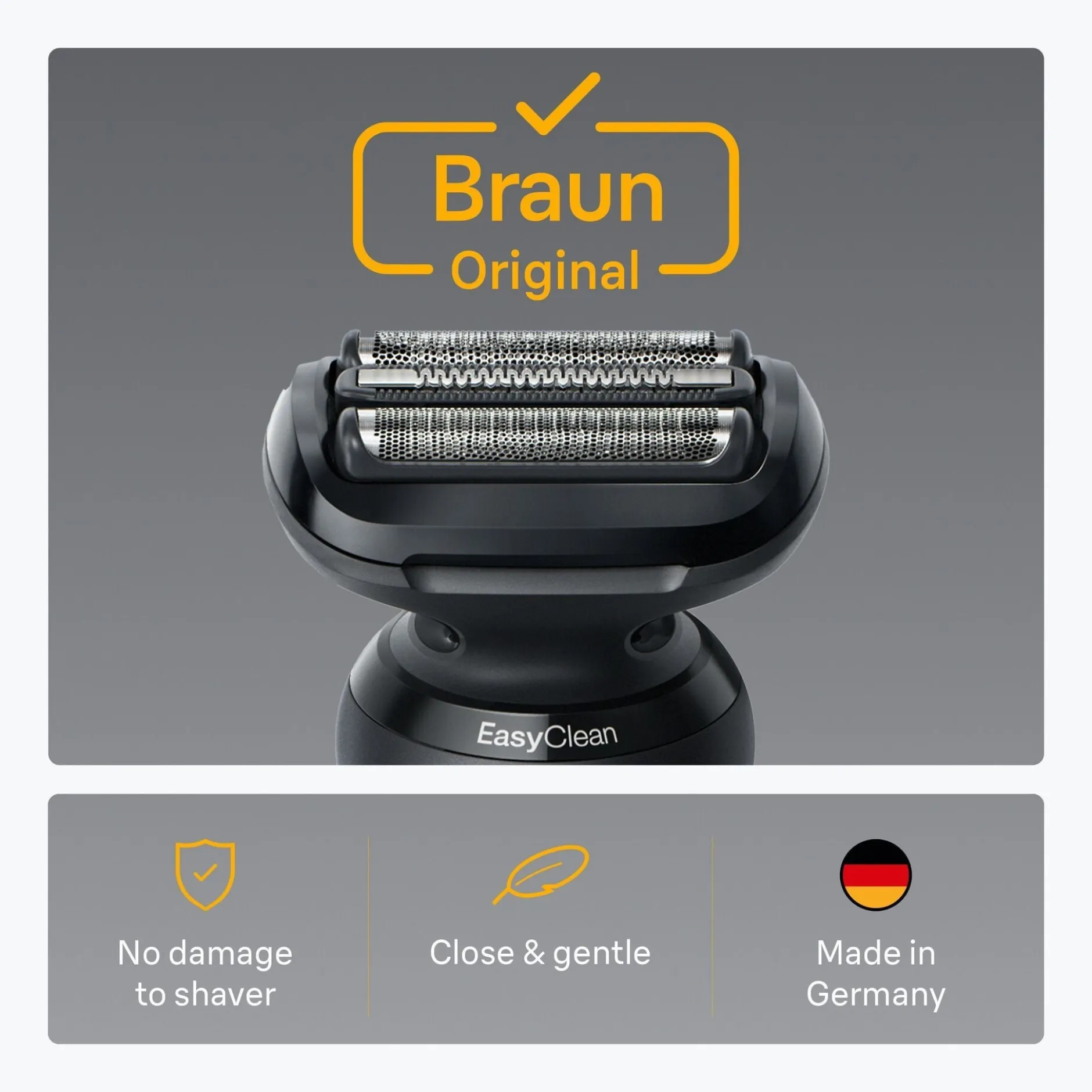 Braun Series 5 54B Original Rakhuvud kompatibel med 50 51 52
