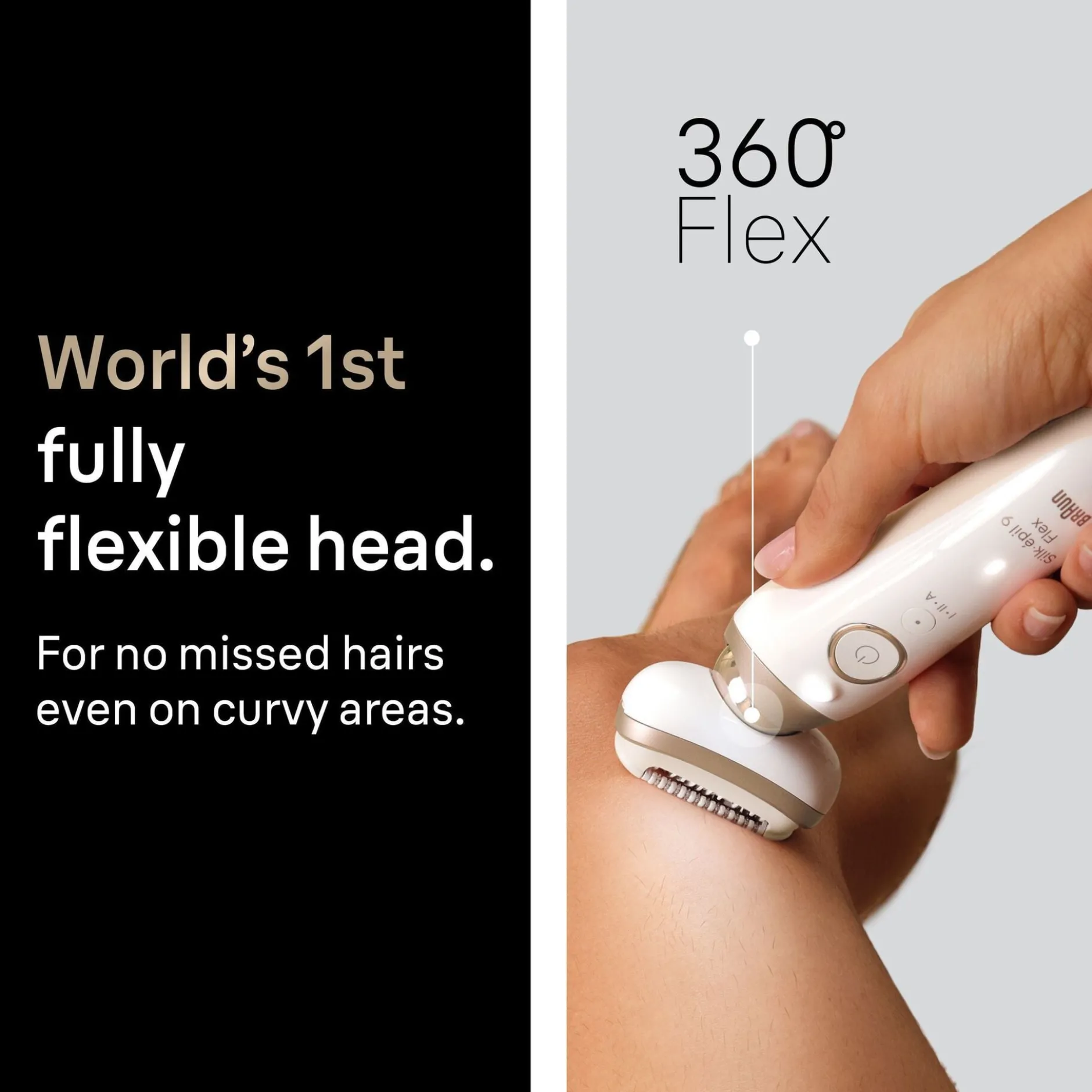 Braun Silk épil 9 Flex Wet & Dry Epilator 9 011 3D Guld