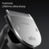 Braun Skäggtrimmer Series 7, +6 Barberverktyg, BT7520, Blå