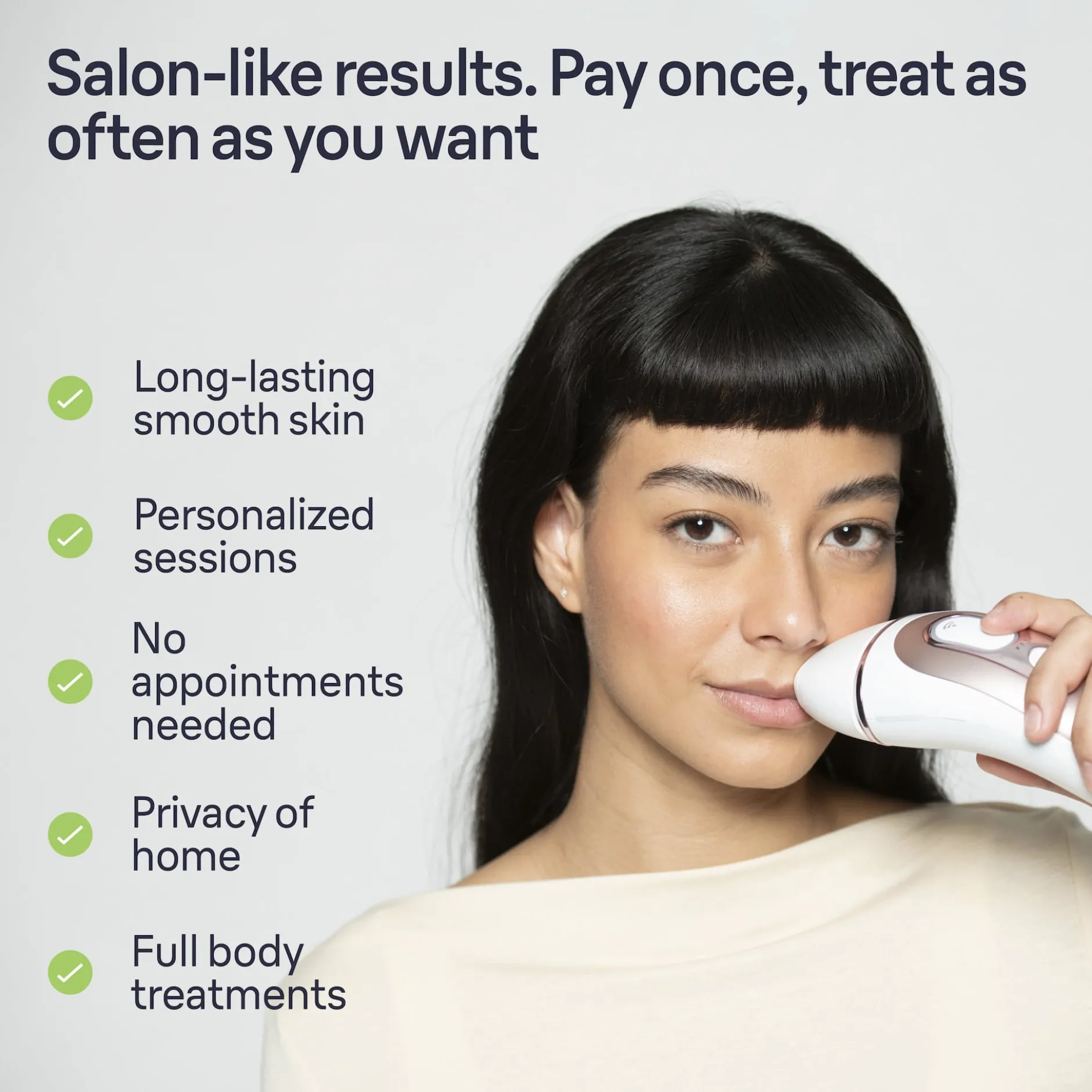 Braun Smart IPL Skin i·expert PL7147 Hårborttagning hemma för kropp & ansikte