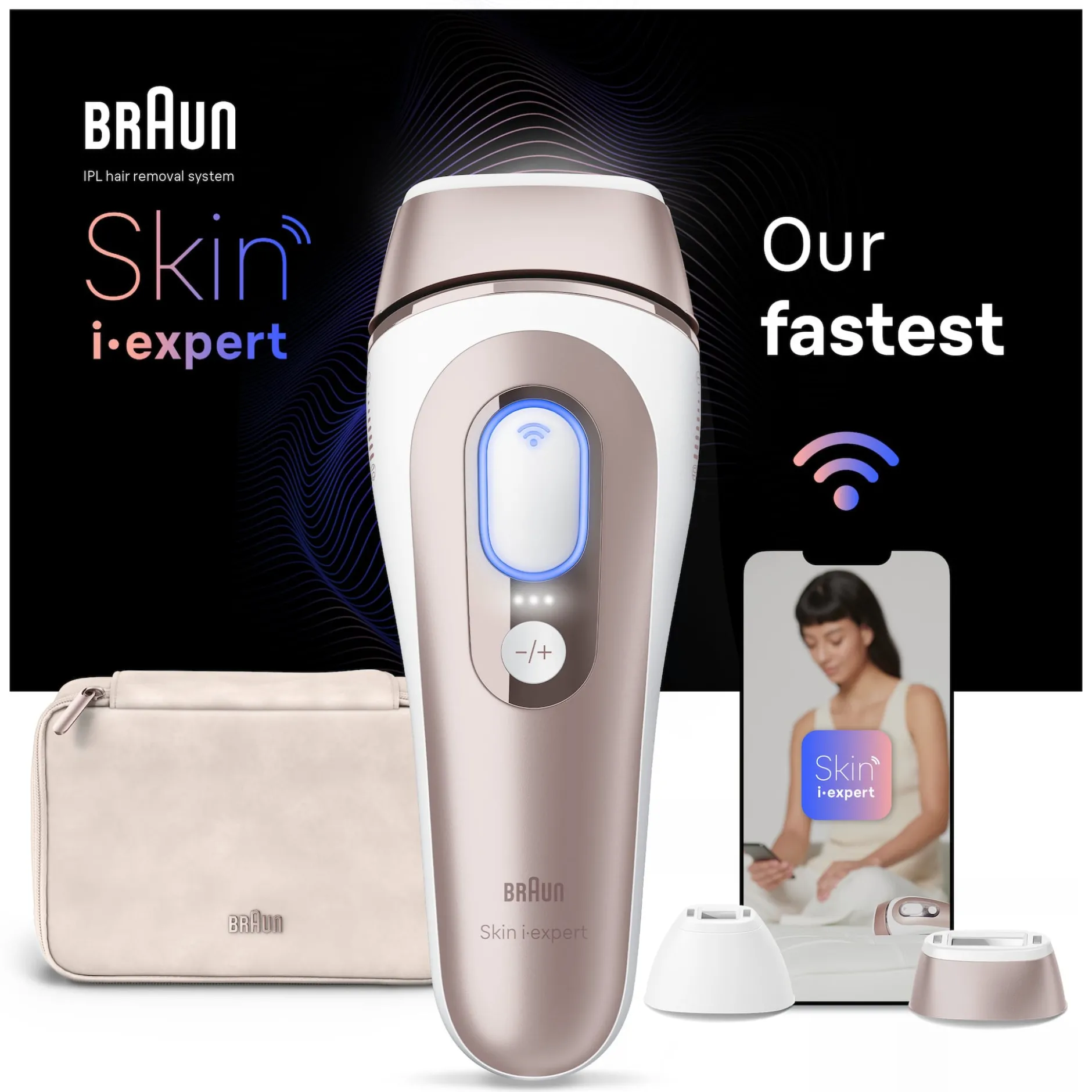 Braun Smart IPL Skin i·expert PL7147 Hårborttagning hemma för kropp & ansikte
