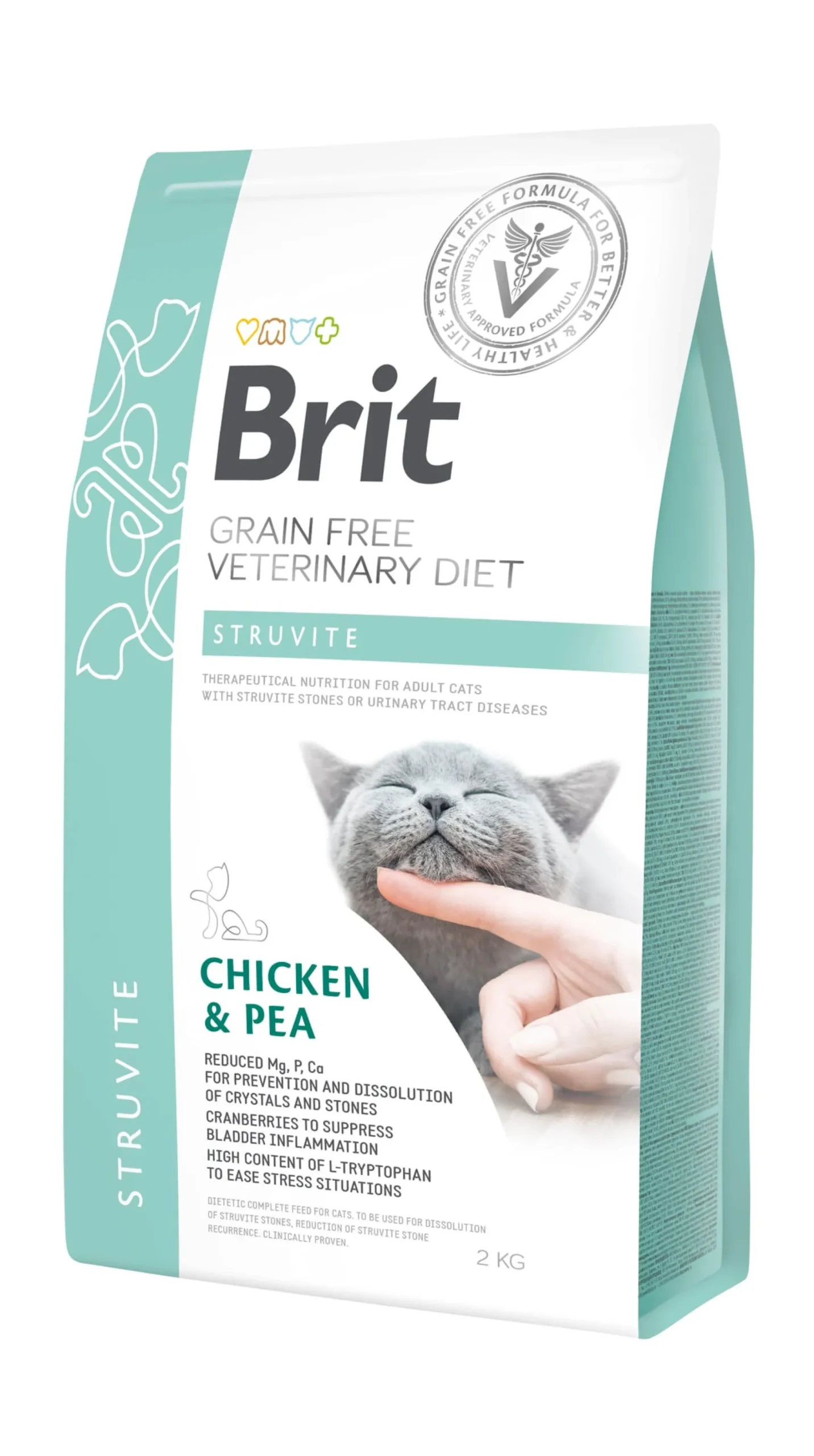 Brit Veterinary Diet Brit Grain-Free Vet Diets Cat Struvite 2 kg