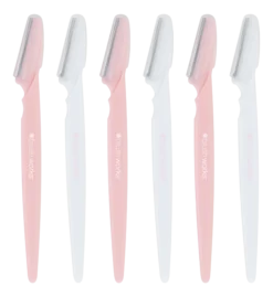 Brushworks Angled Dermaplaners 6 st