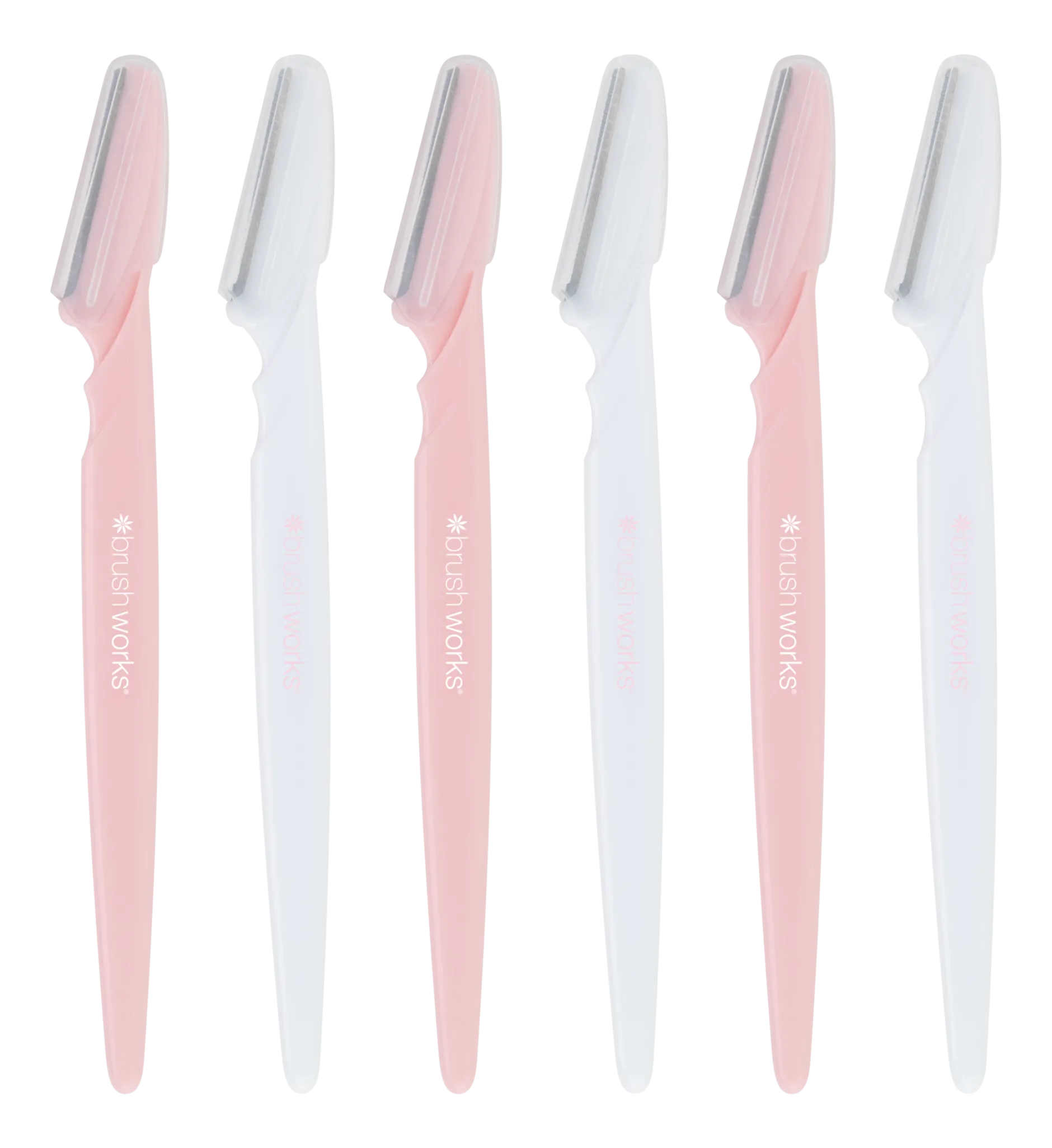 Brushworks Angled Dermaplaners 6 st