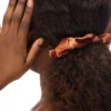 Brushworks Nude Satin Scrunchies 4 st