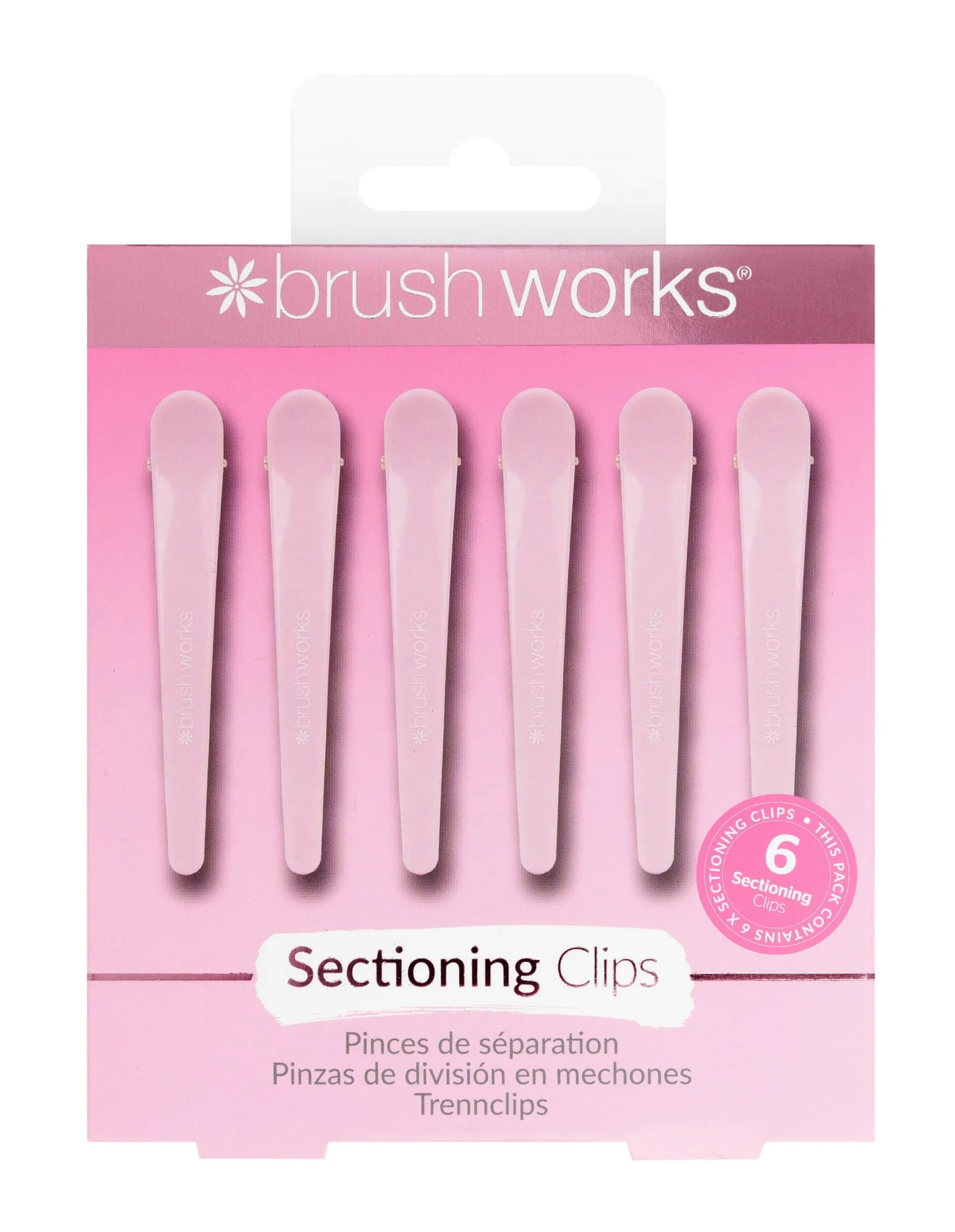 Brushworks Sectioning Clips 6 st