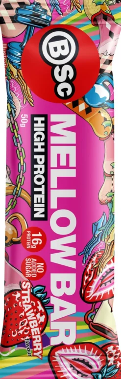 BSc Mellow Bar Strawberry 50 g
