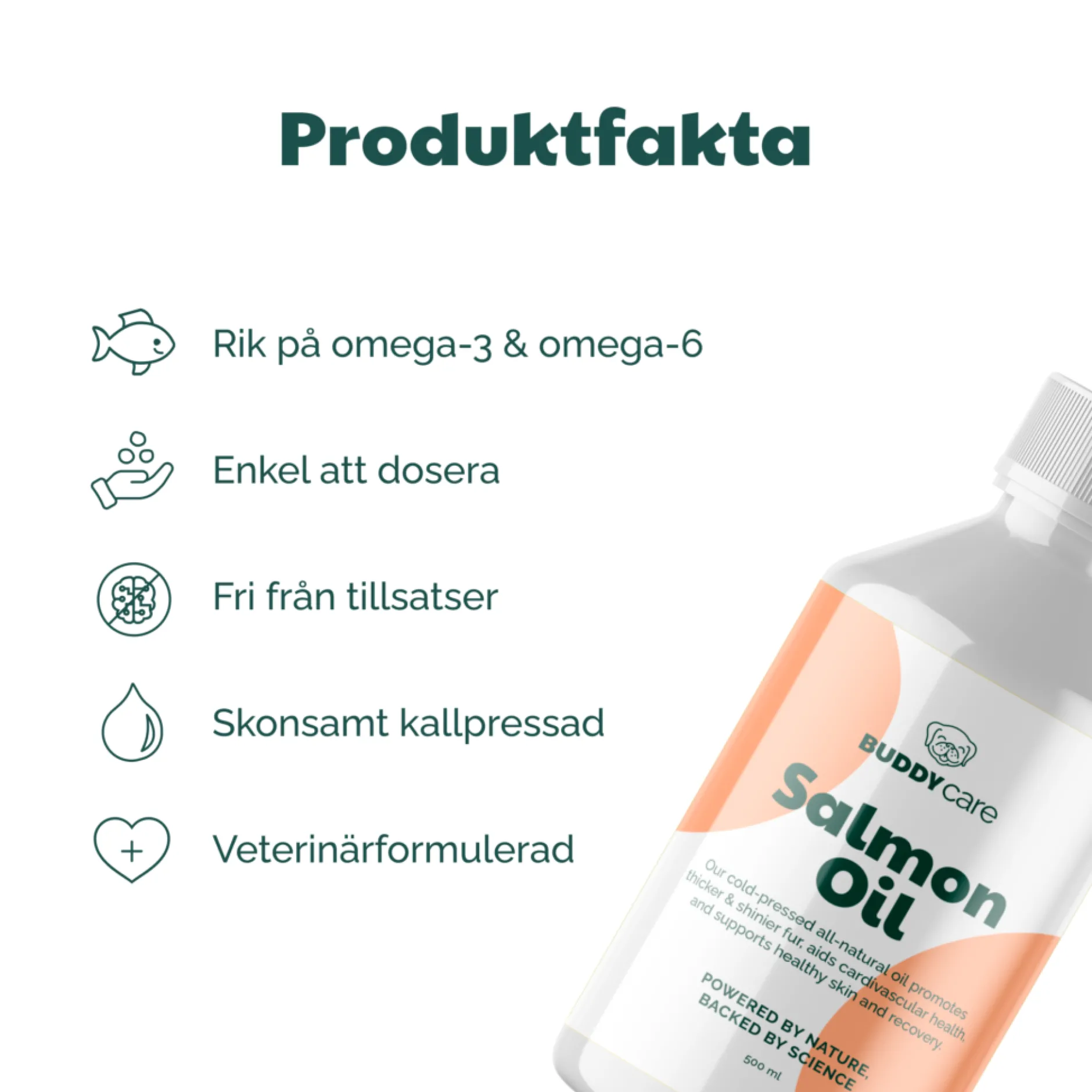 BUDDY Care Salmon Oil 500ml