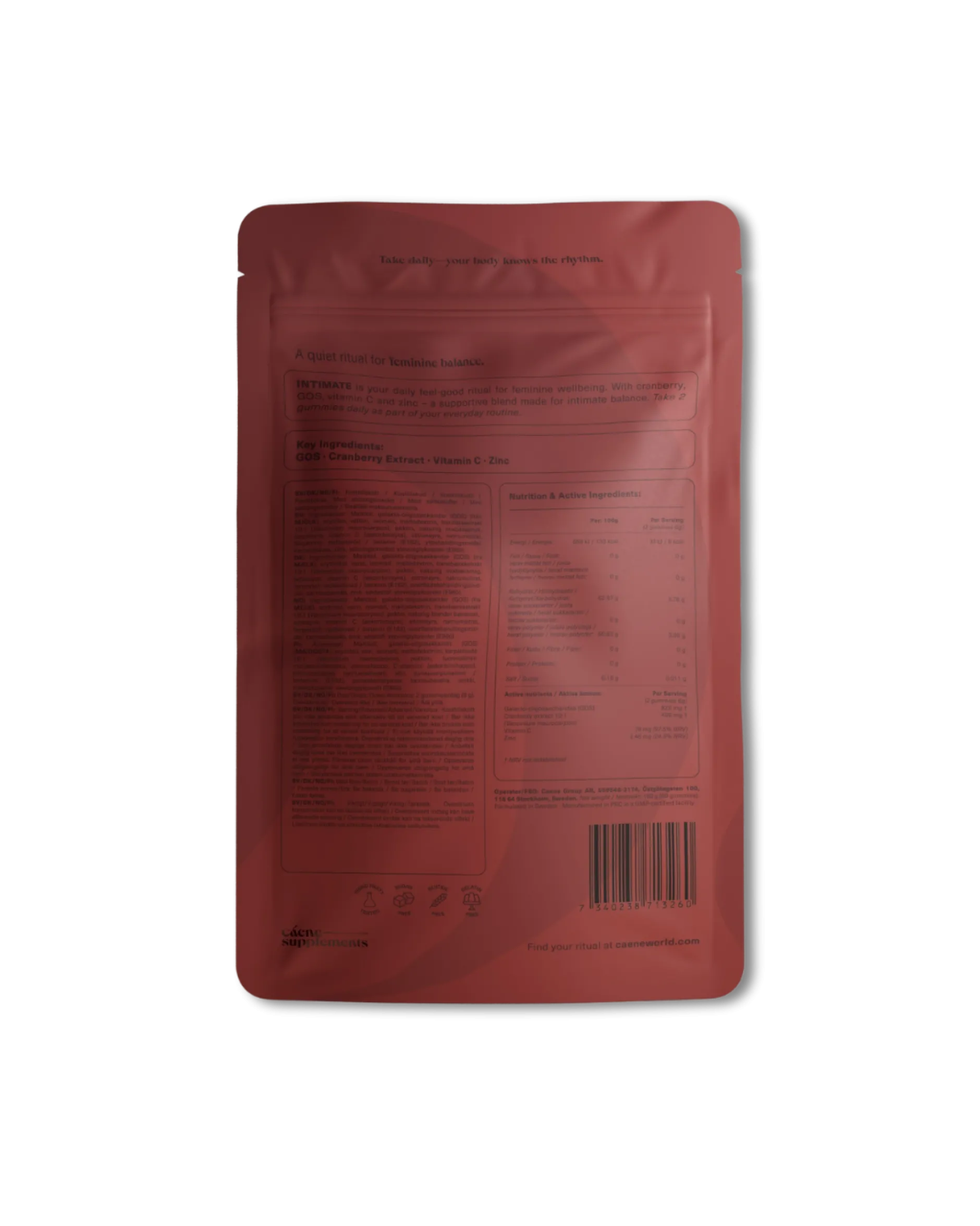 Caene Intimate Comfort Gummies 60 st