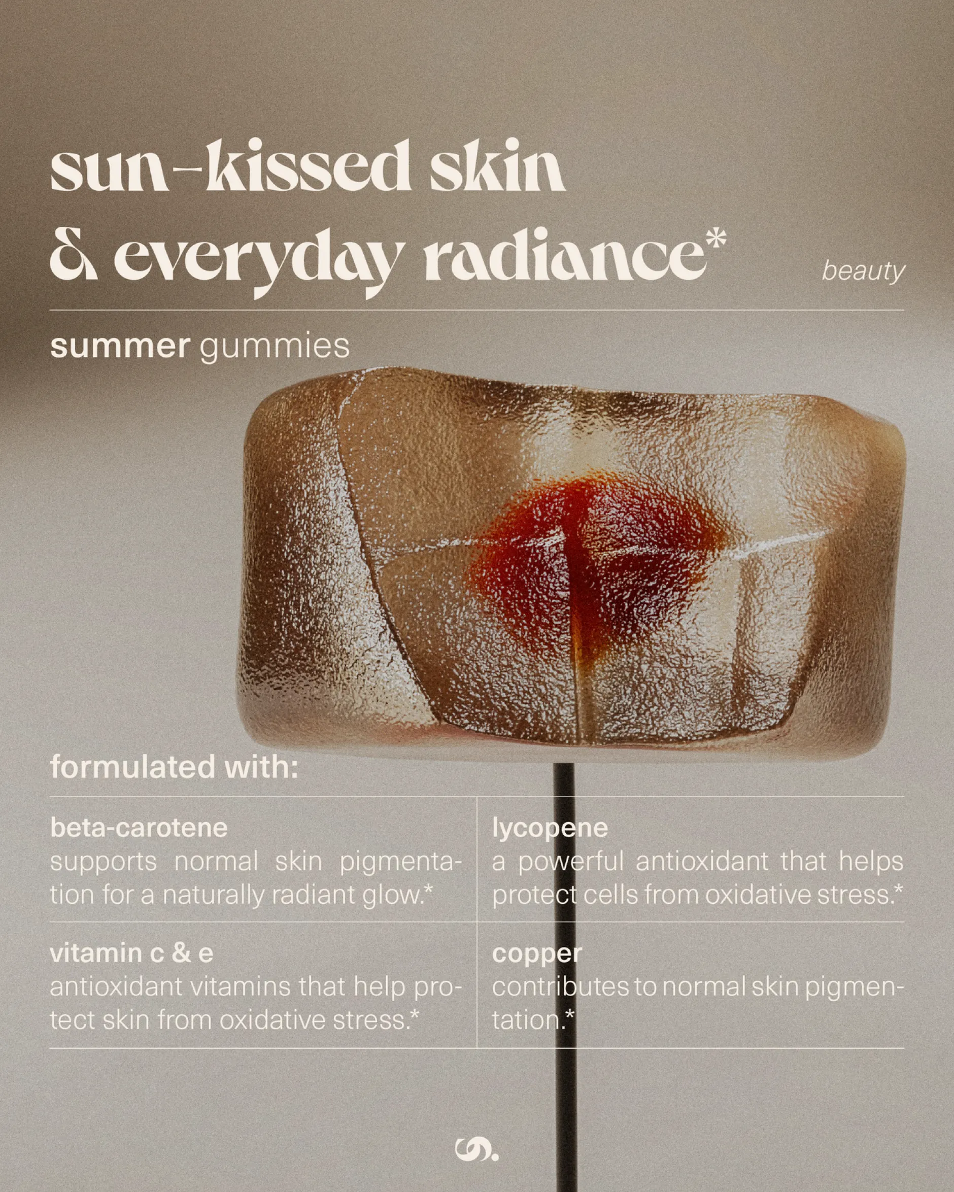 Caene Summer Sun & Glow Gummies 60 st