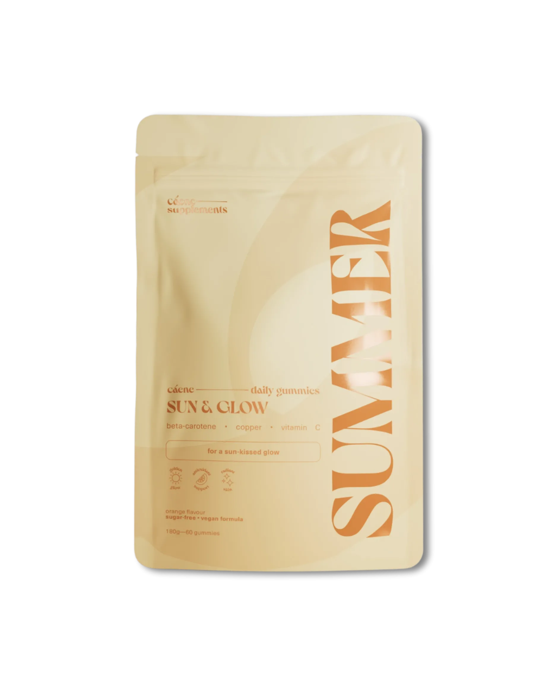 Caene Summer Sun & Glow Gummies 60 st
