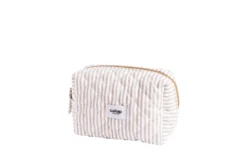 Cailap Sminkväska, beige ränder, liten