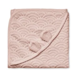 Cam Cam Copenhagen Babyhandduk Med Huva Och Öron Dusty Rose