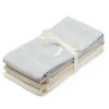 Cam Cam Copenhagen Muslinfilt Classic Stripes Blue Praline Creme White 3-pack
