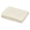 Cam Cam Copenhagen Pointellestickad babyfilt Off White