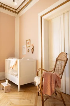 Cam Cam Copenhagen Pointellestickad babyfilt Sorbet