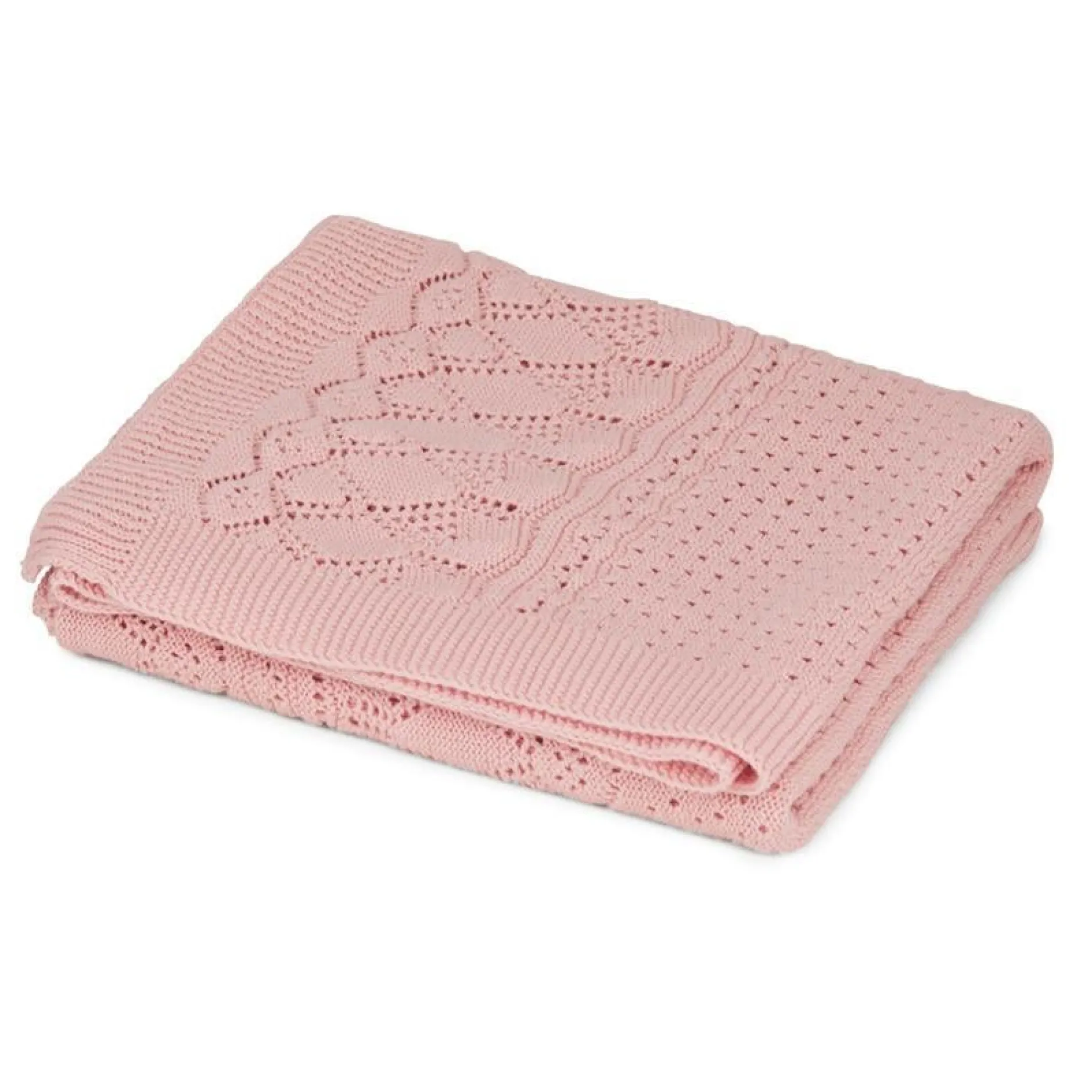 Cam Cam Copenhagen Pointellestickad babyfilt Sorbet