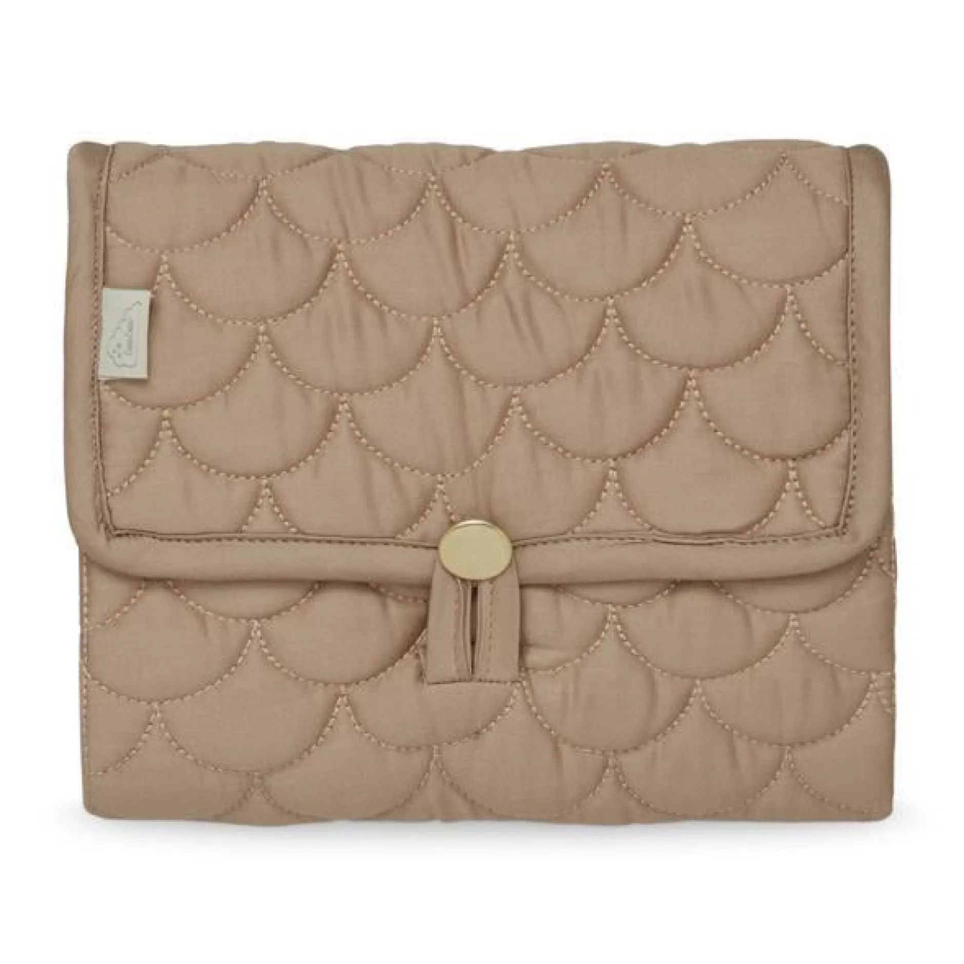 Cam Cam Copenhagen Quiltad Skötbädd Camel Lierre