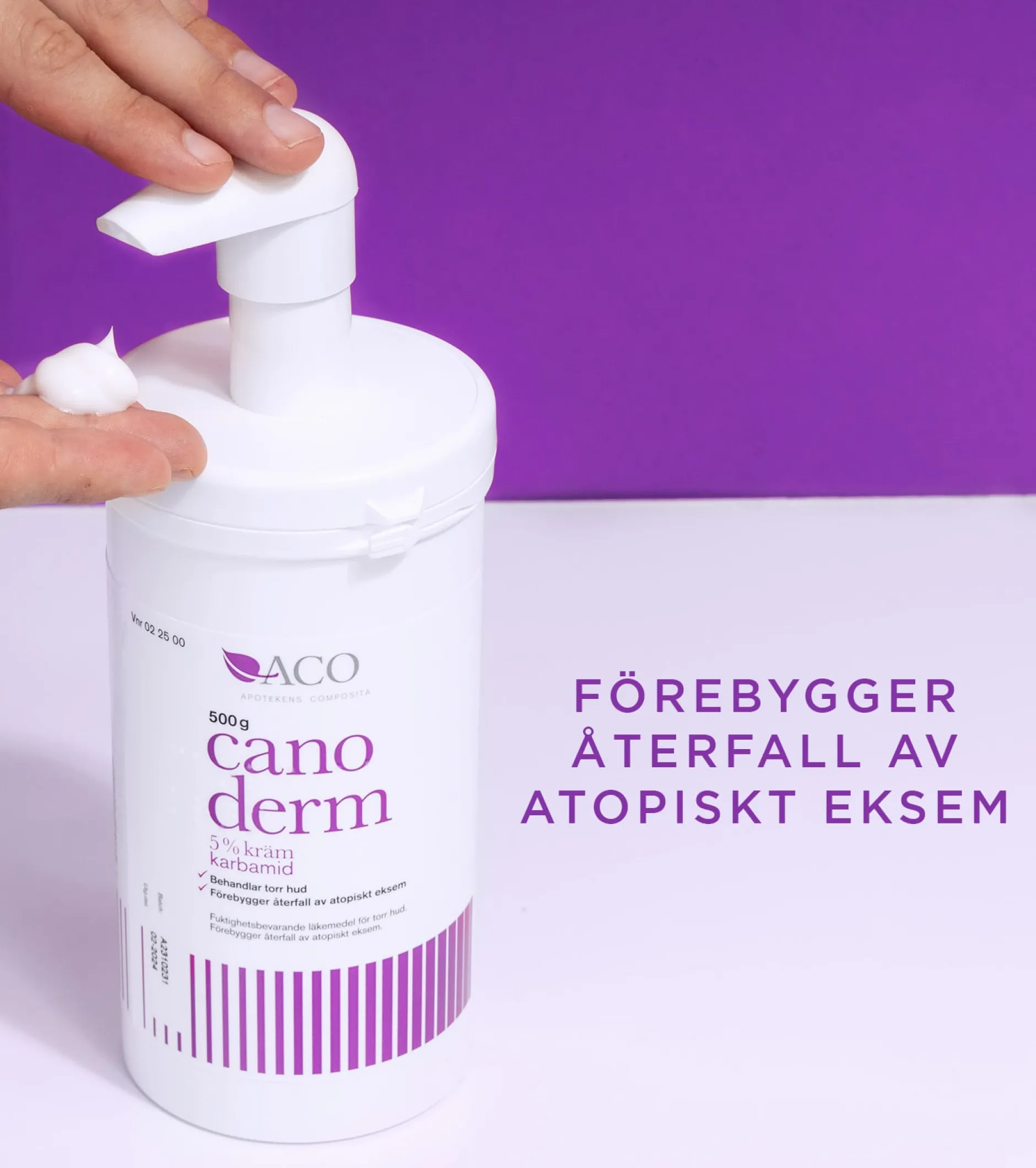 Canoderm Kräm Torr & Atopisk Hud 500 g