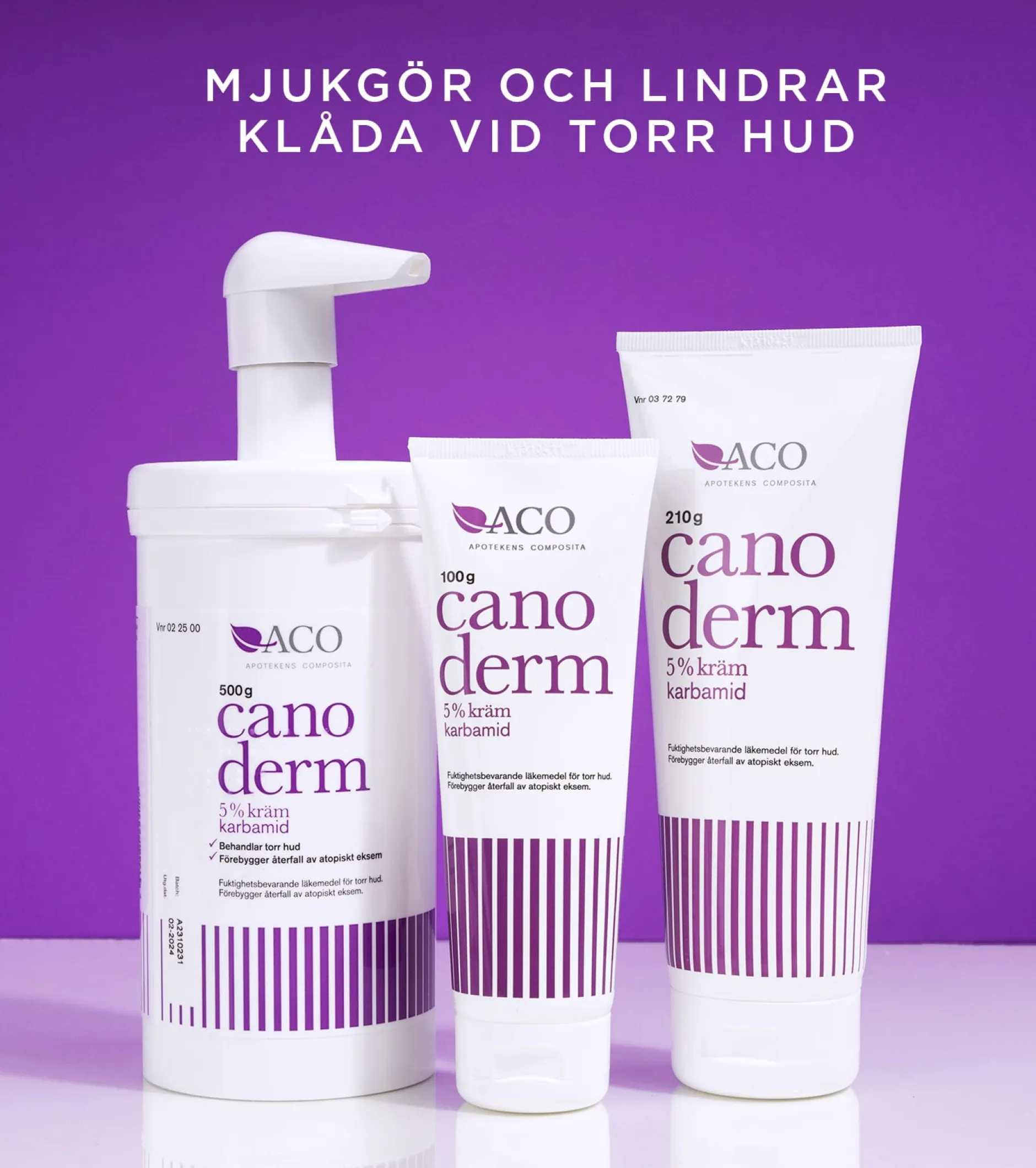 Canoderm Kräm Torr & Atopisk Hud 210 g