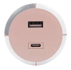 CAPiDi Säkerhetstimer USB A+C Rosa 1 st