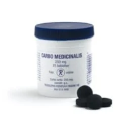 Carbo Medicinalis Tablett 250 mg 75 st