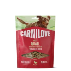Carnilove Dog Soft Snack Quail enriched with Oregano 200 g