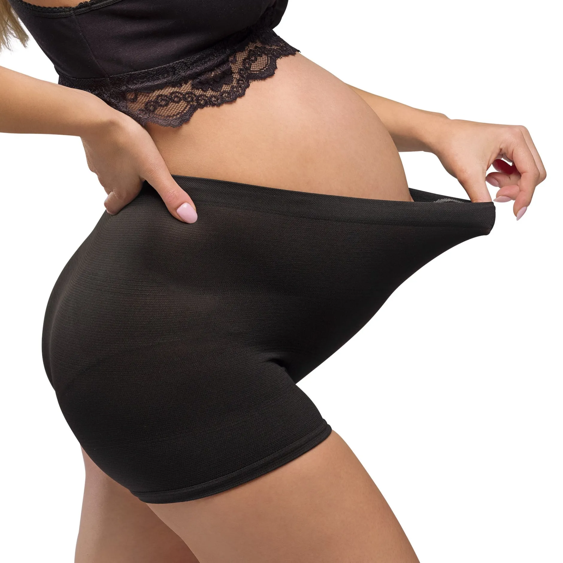 Carriwell Gravid- och sjukhustrosa svart 2-pack