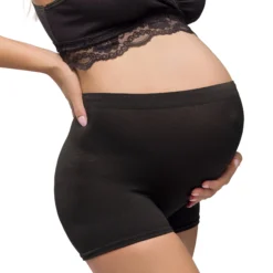 Carriwell Gravid- och sjukhustrosa svart 2-pack