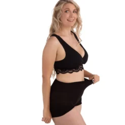 Carriwell Gravid- och sjukhustrosa svart 2-pack