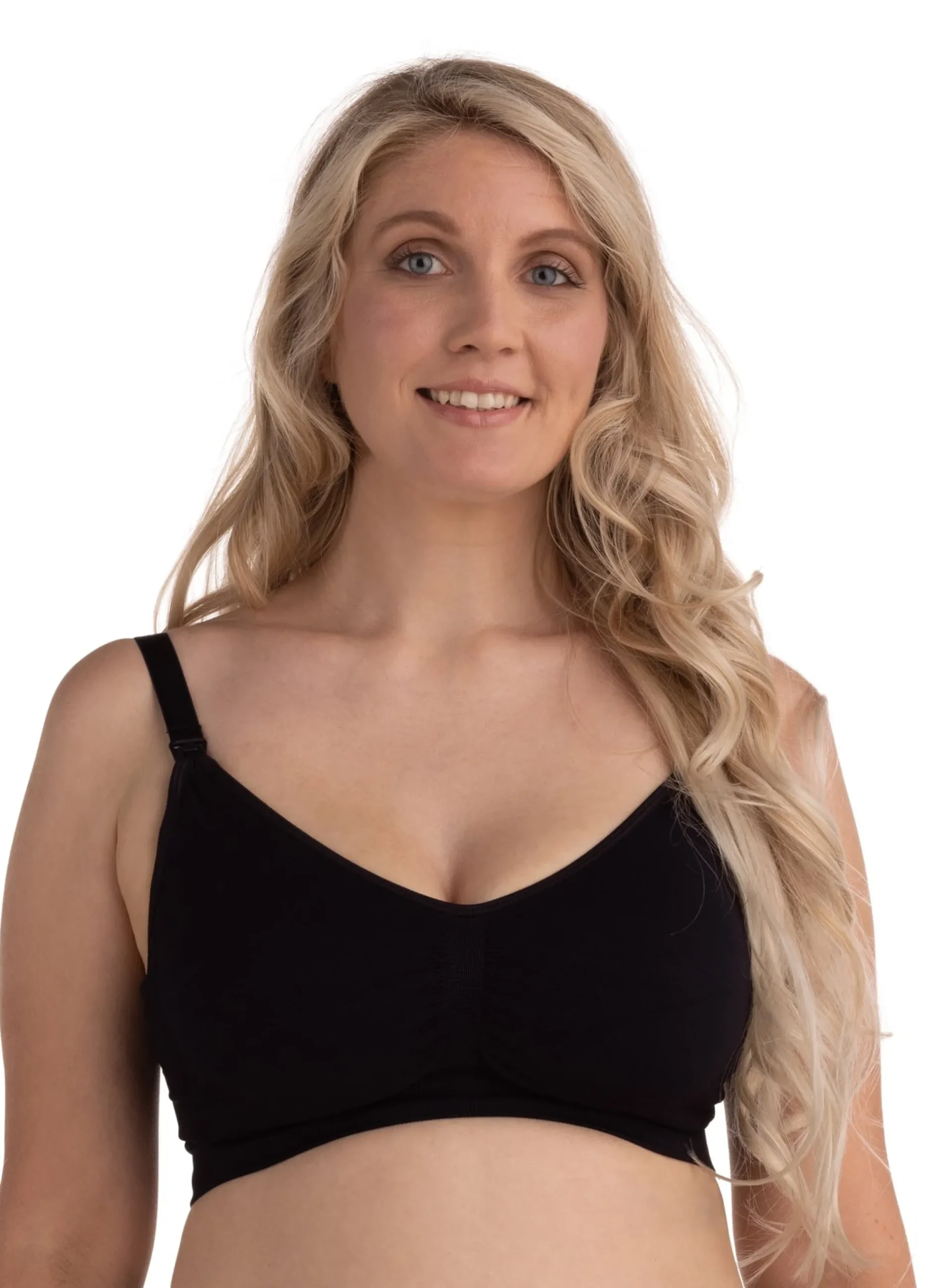 Carriwell 2-pack Gravid- Och Amningsbh Honey/Svart S/M