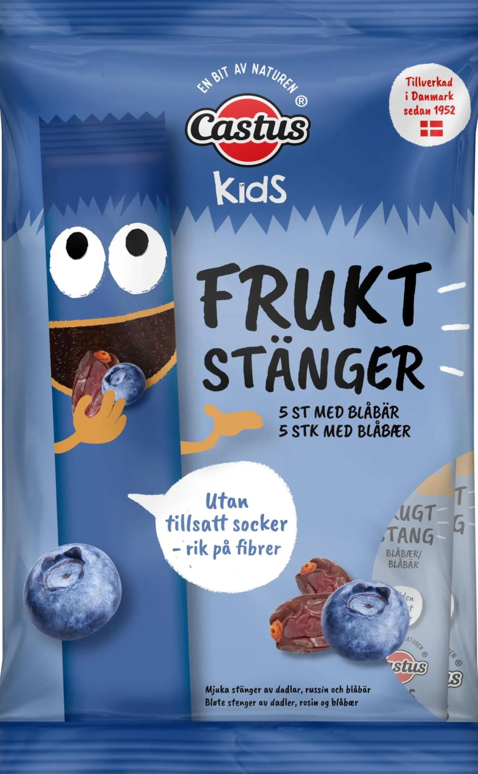 Castus Fruktstång Blåbär 5x20 g