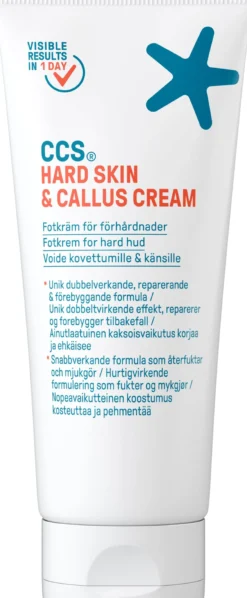 CCS Hard Skin & Callus Cream Fotkräm för Förhårdnader & Hård Hud 100 ml
