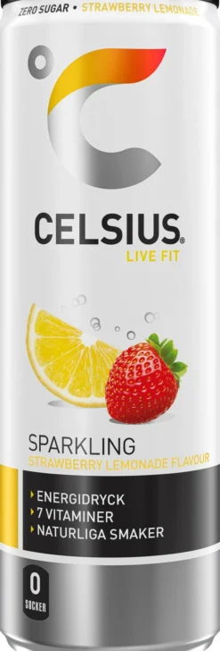 Celsius Strawberry Lemonade 355 ml