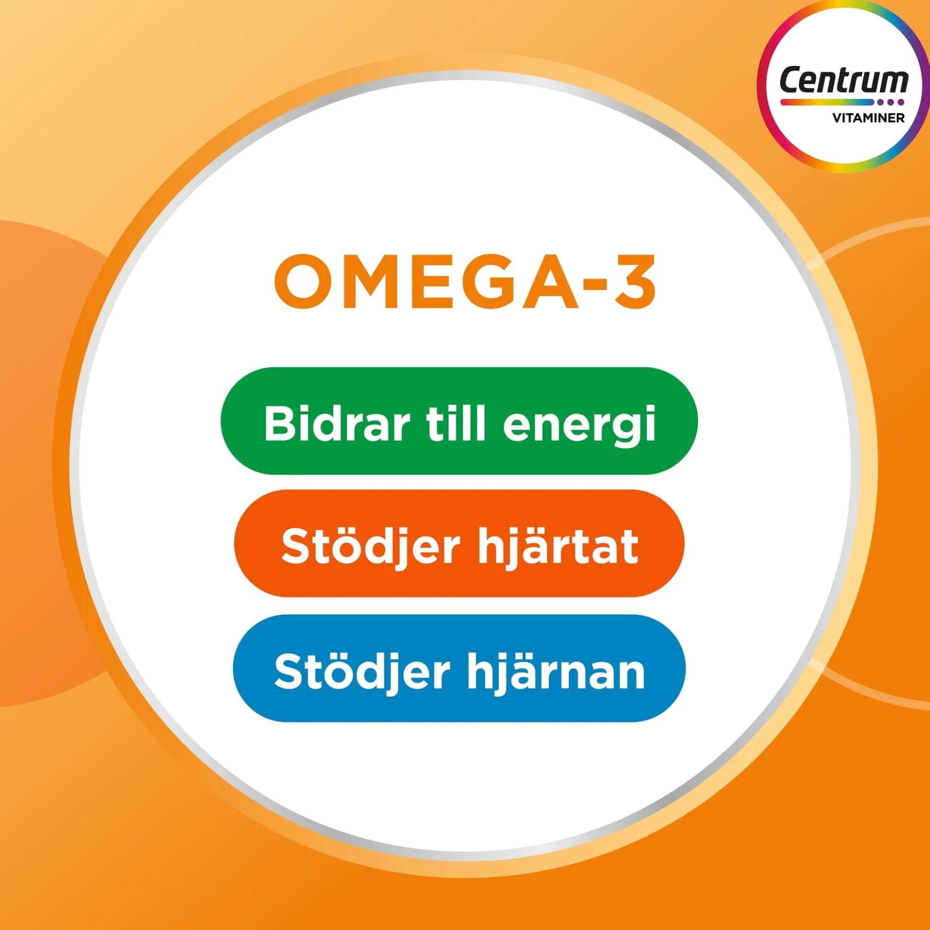 Centrum Omega-3 + Multivitamin 90 kapslar