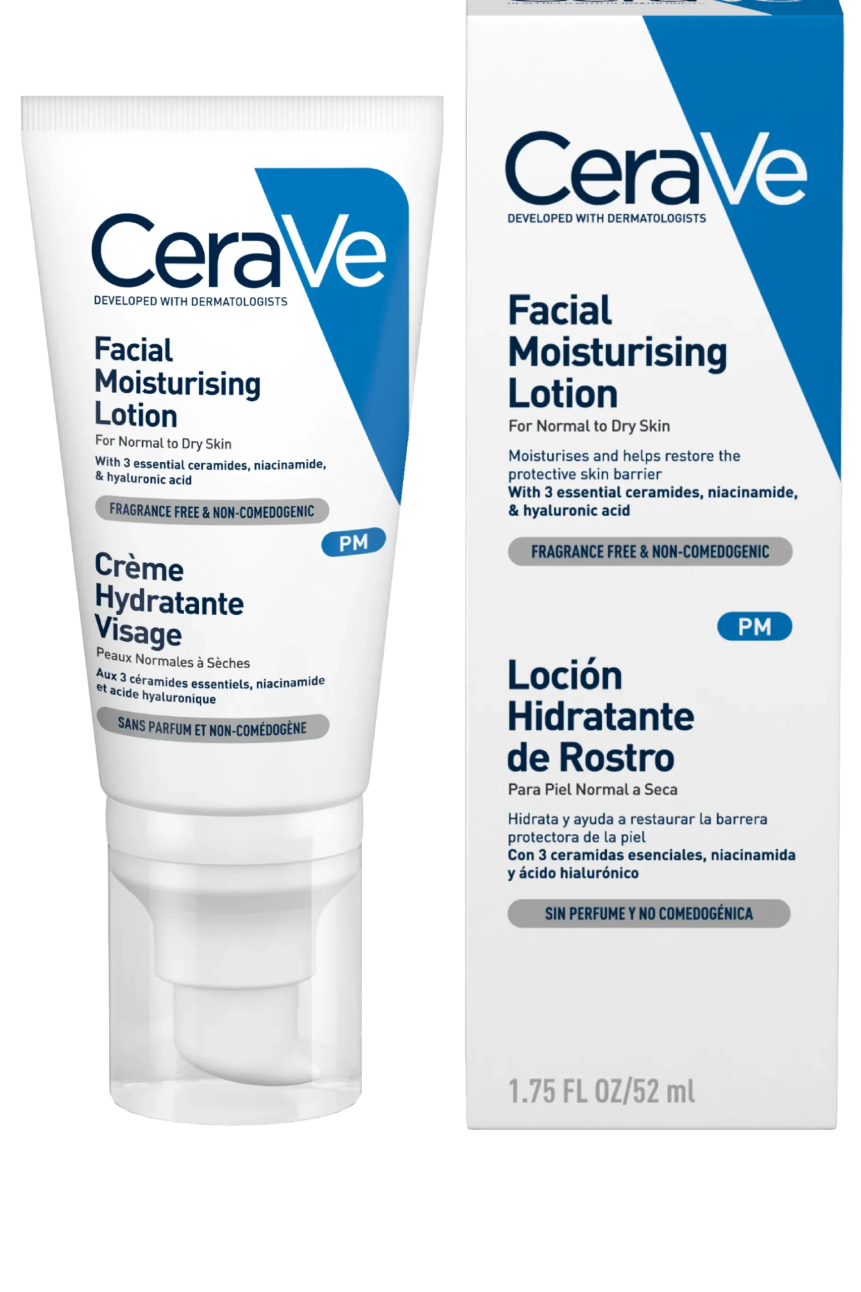 CeraVe Facial Moisturizing Lotion Normal & Torr Hud 52 ml