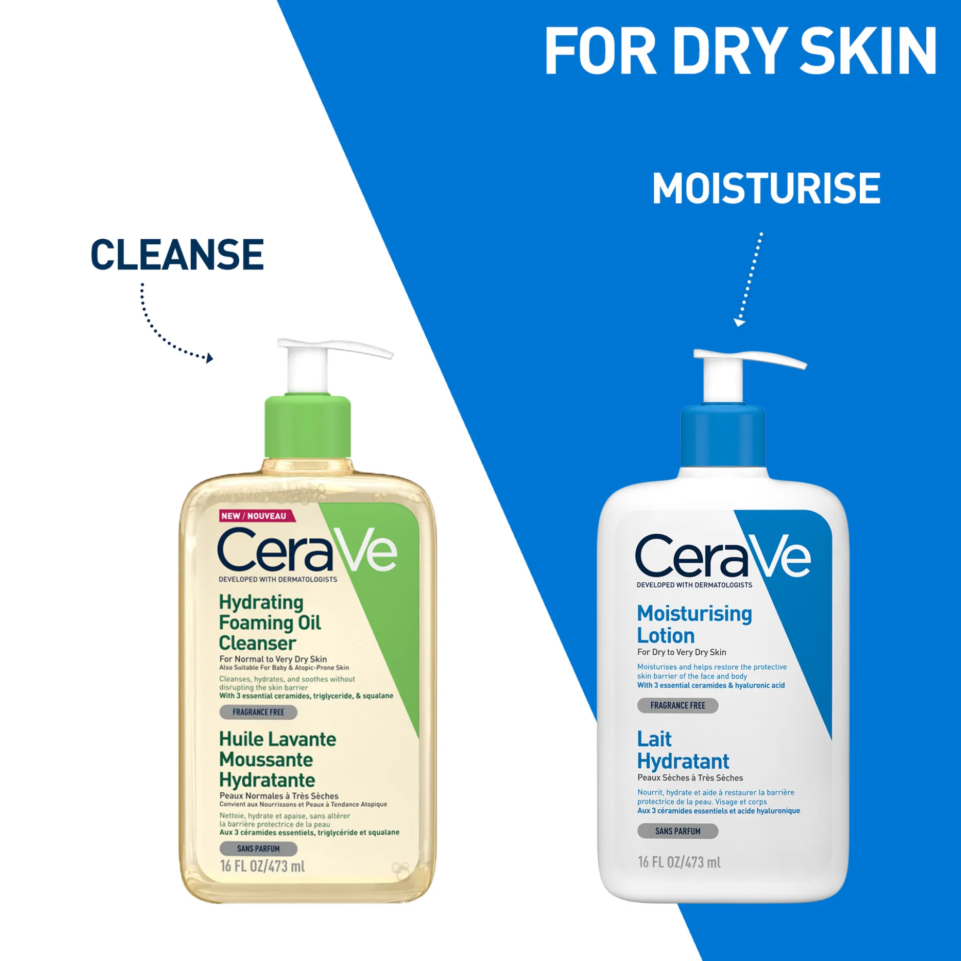 CeraVe Hydrating Foaming Oil Cleanser 473 ml
