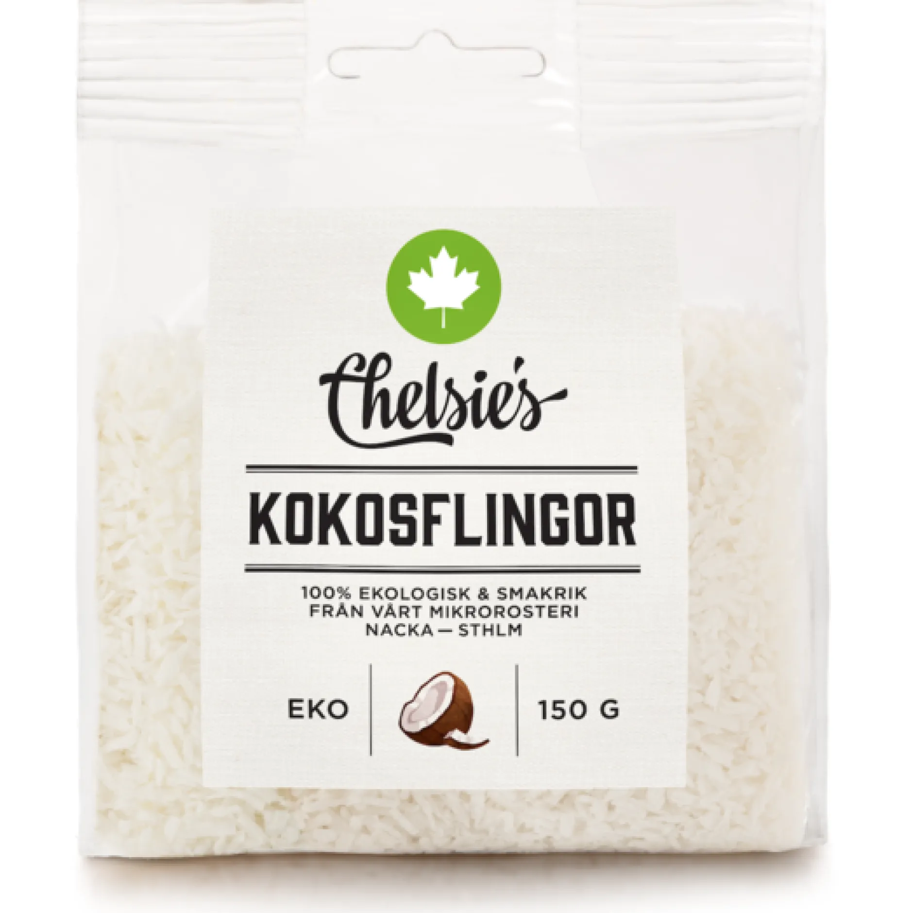 Chelsie's Kokosflingor 150 g