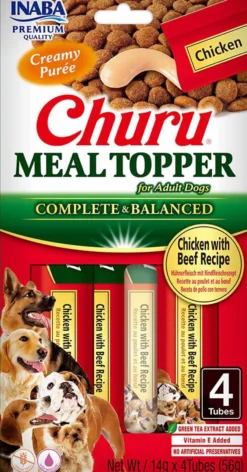 Churu Dog Meal Topper Chicken/Beef 4 st