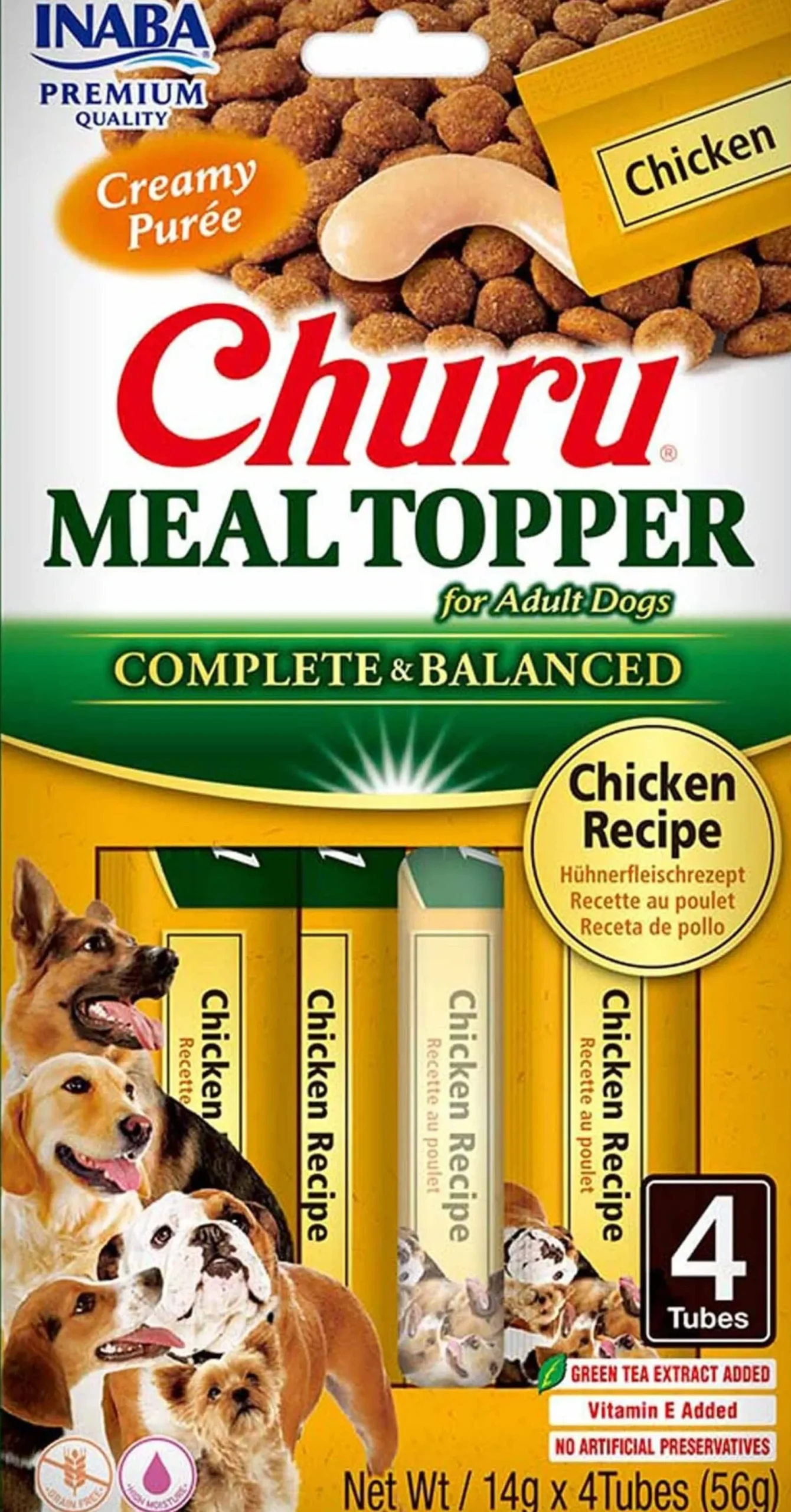 Churu Dog Meal Topper Chicken 4 st