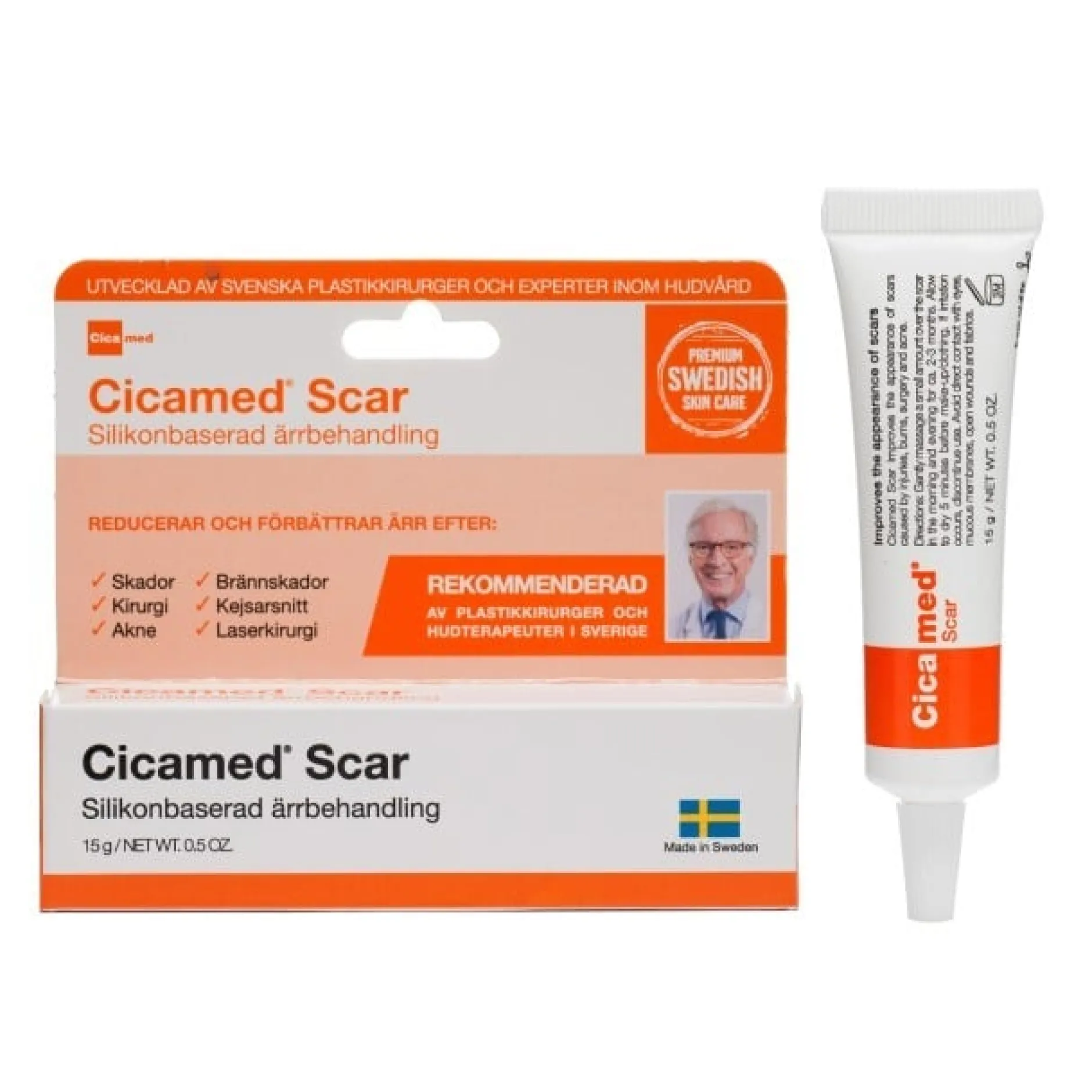 Cicamed Scar Silikonbaserad Ärrbehandling 15 g