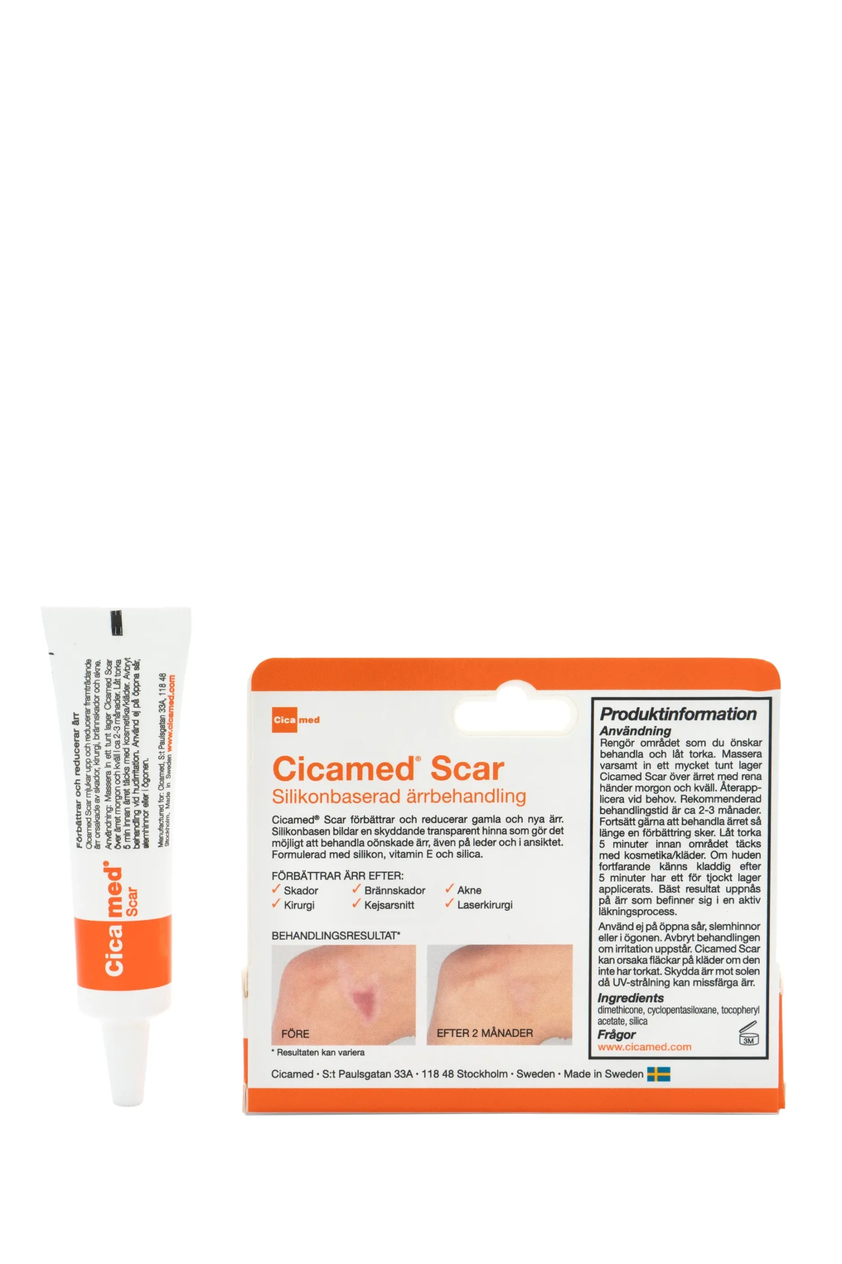 Cicamed Scar Silikonbaserad Ärrbehandling 15 g