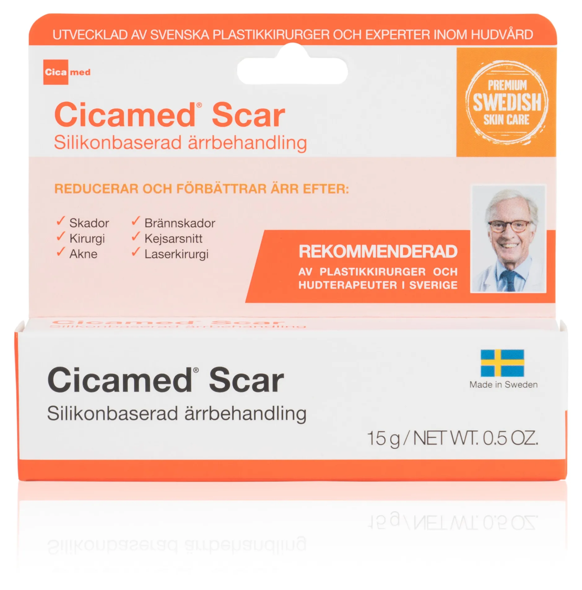 Cicamed Scar Silikonbaserad Ärrbehandling 15 g
