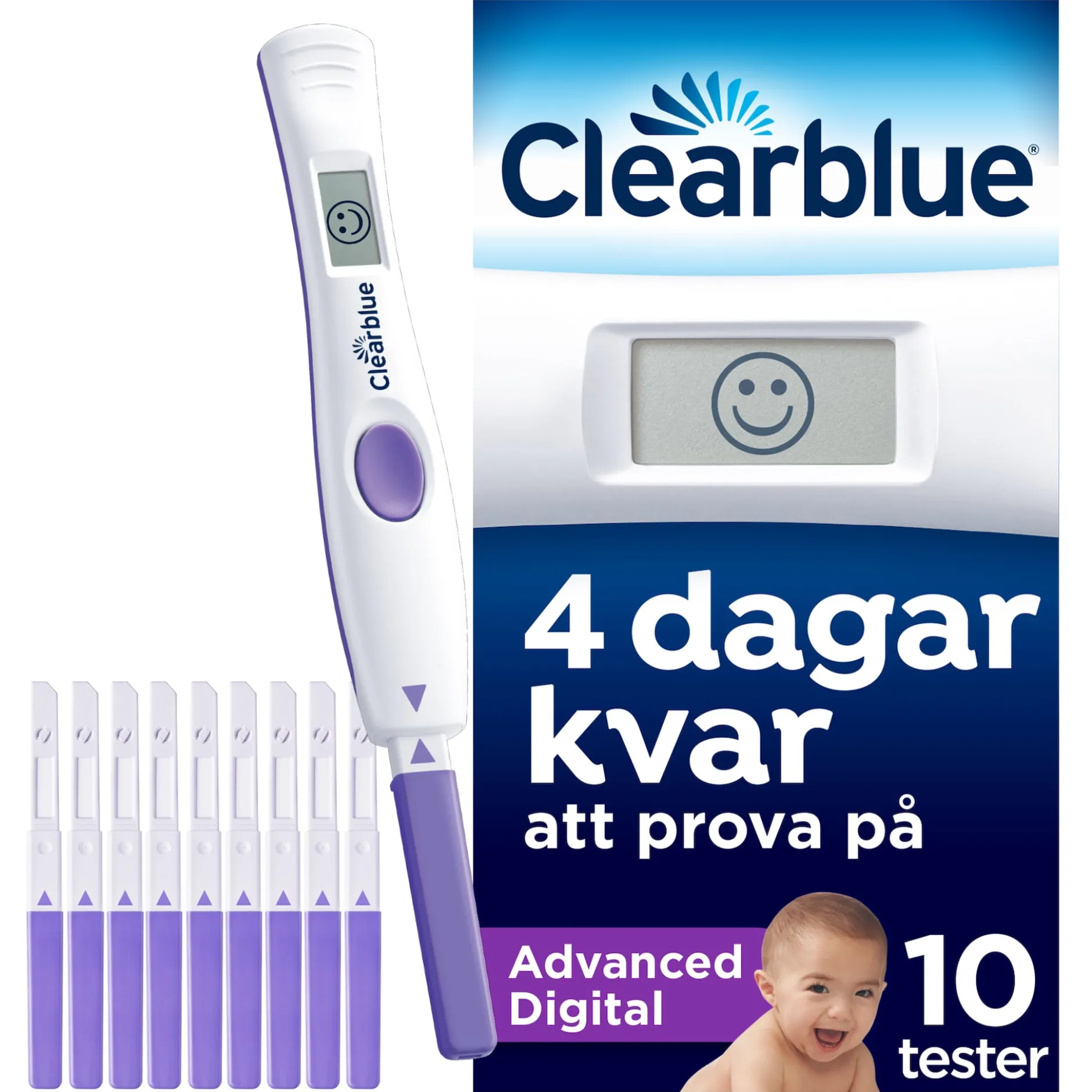 Clearblue Advanced Digital Ägglossningstest 10 st