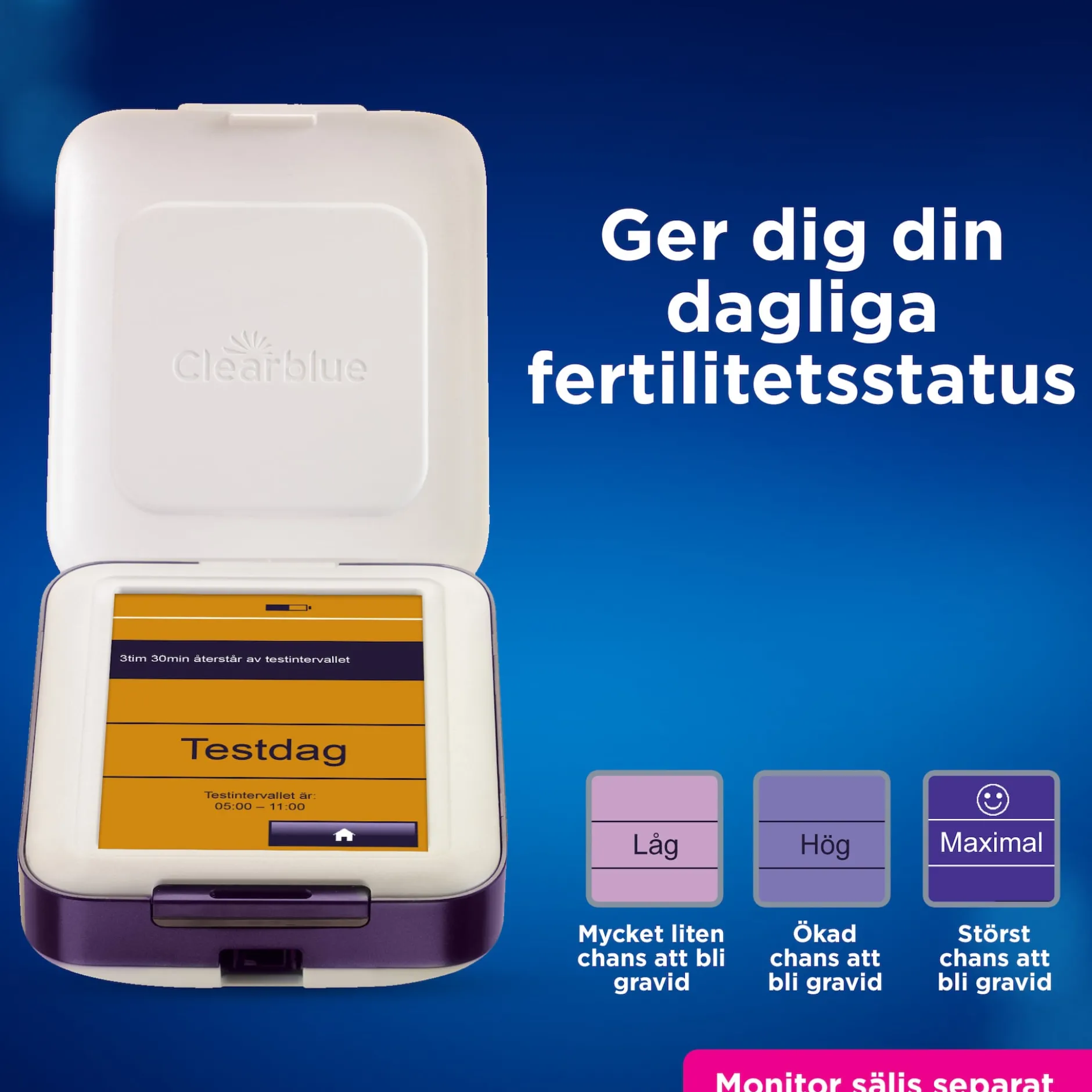 Clearblue Advanced Fertility Teststickor till Monitor 24 st