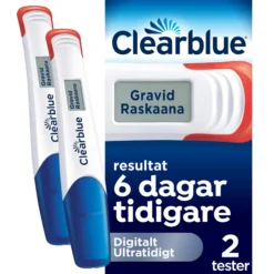 Clearblue Digital Ultratidigt Graviditetstest 2 st