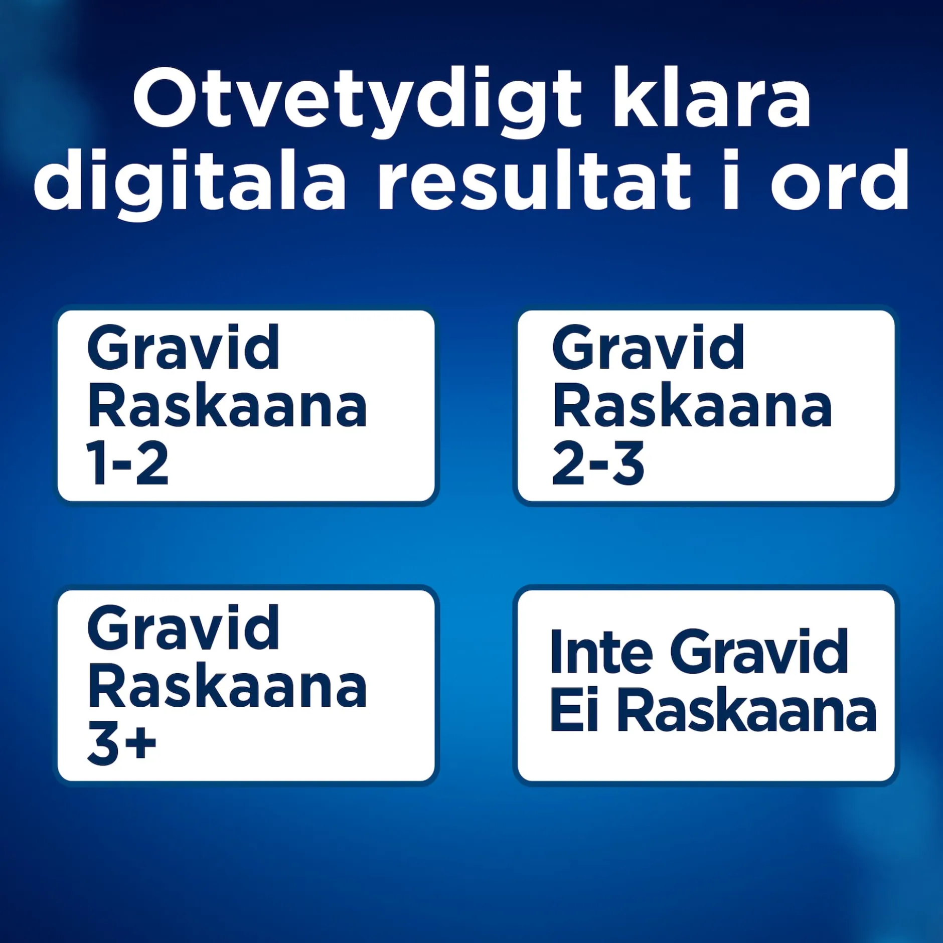 Clearblue Graviditetstest med veckoindikator 2 st