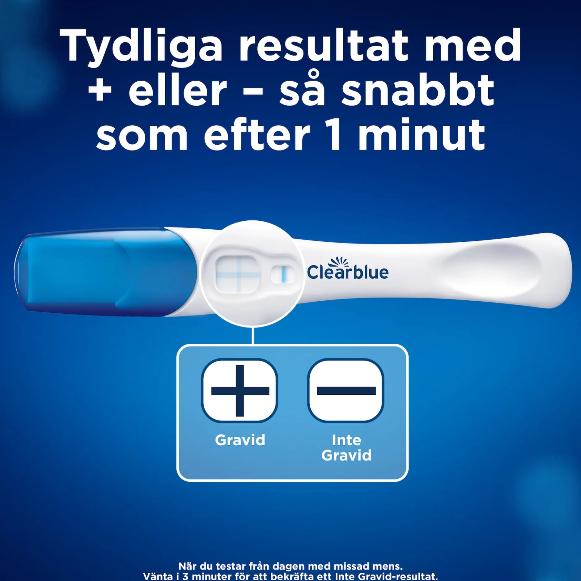 Clearblue Graviditetstest Snabb Detektion 1 st