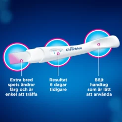 Clearblue Trippelcheck + Datum Kombinationspaket Graviditetstest 3 st